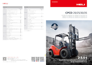 Geländestapler Heli CPCD25