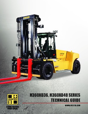 Geländestapler Hyster H360XD48