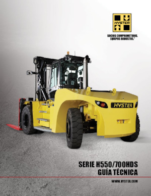 Geländestapler Hyster H550HDS