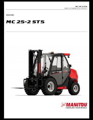 Geländestapler Manitou MC 25-2