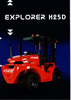Geländestapler Mast Explorer H 25 D