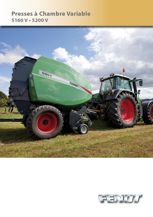 Rundballenpressen Fendt 5160 V Rotor