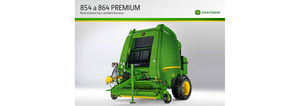 Rundballenpressen John Deere 854 Premium