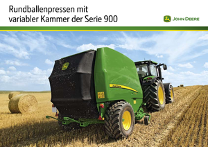 Rundballenpressen John Deere 960 Premium