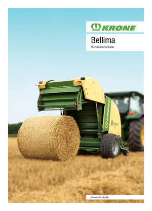 Rundballenpressen Krone Bellima F 130