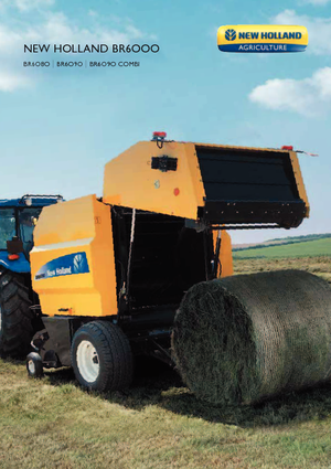 Rundballenpressen New Holland BR6090 Combi
