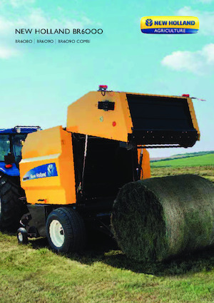 Rundballenpressen New Holland BR6090 Crop Cutter
