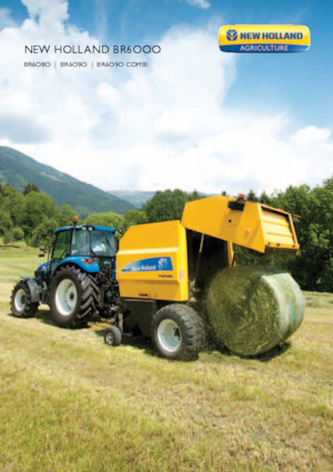 Rundballenpressen New Holland BR6090 Crop Cutter