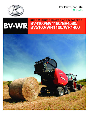 Rundballenpressen Kubota BV4580NT