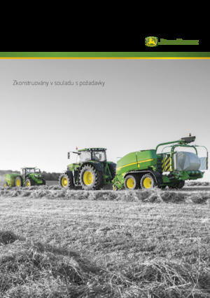 Rundballenpressen John Deere C451R Kombi 