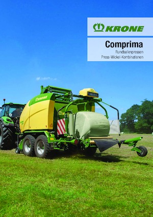 Rundballenpressen Krone Comprima CV 150 XC 