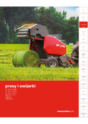 Rundballenpressen Unia DF 1.7 Z 