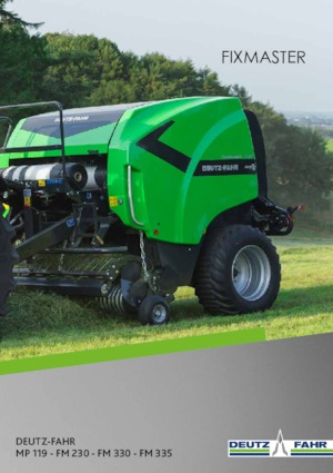 Rundballenpressen DEUTZ-FAHR FixMaster 230 