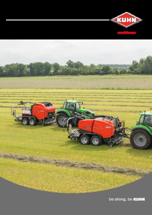 Rundballenpressen Kuhn i-BIO +