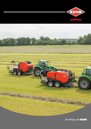 Rundballenpressen Kuhn i-BIO +