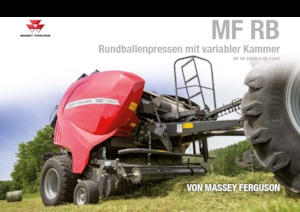 Rundballenpressen Massey Ferguson RB 4160V Xtra 