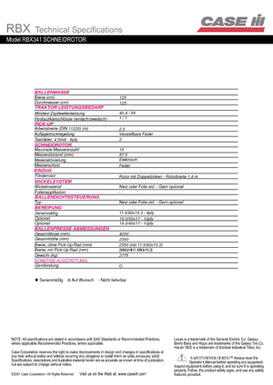 Rundballenpressen Case IH RBX 341 IS