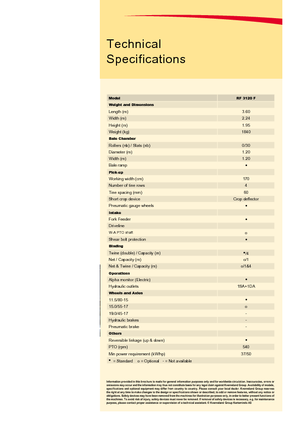 Rundballenpressen Vicon RF 3120