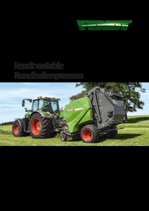 Rundballenpressen Fendt Rotana 160 V Combi