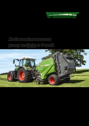 Rundballenpressen Fendt Rotana 160 V Combi