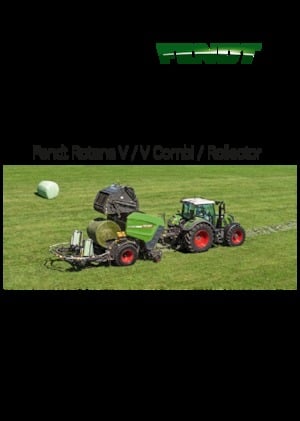 Rundballenpressen Fendt Rotana 180 V