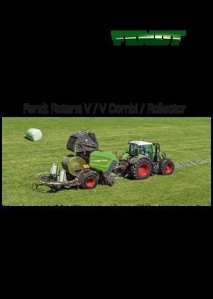 Rundballenpressen Fendt Rotana 180 V