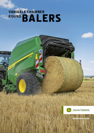 Rundballenpressen John Deere V452M 