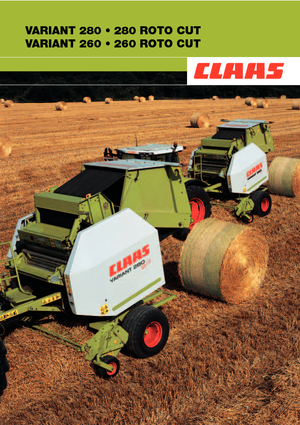 Rundballenpressen Claas Variant 260