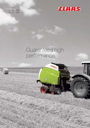 Rundballenpressen Claas Variant 360 RC