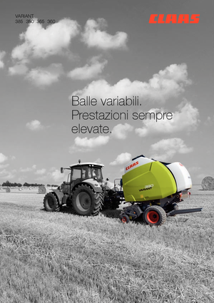 Rundballenpressen Claas Variant 365 RC Pro