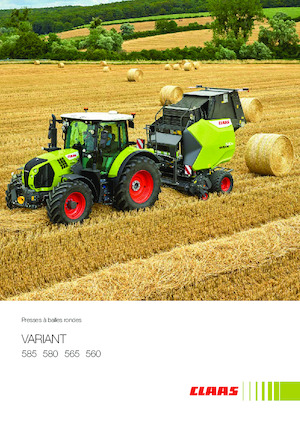 Rundballenpressen Claas Variant 580 RF