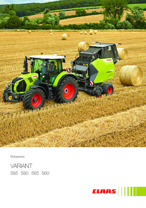 Rundballenpressen Claas Variant 580 RF