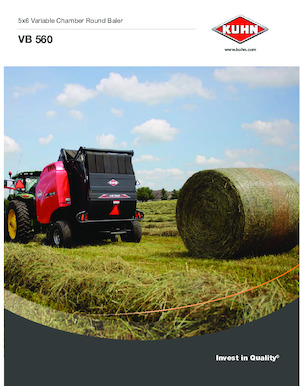 Rundballenpressen Kuhn VB 560
