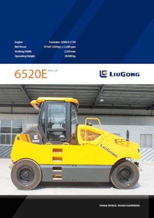 Gummiradwalzen Liugong 6520E 