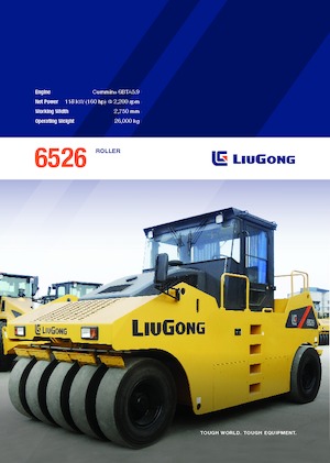 Gummiradwalzen Liugong 6526