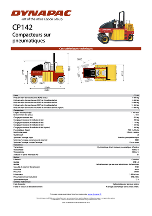 Gummiradwalzen Dynapac CP 142
