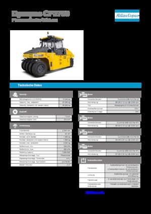 Gummiradwalzen Dynapac CP 2700