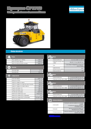 Gummiradwalzen Dynapac CP 2700