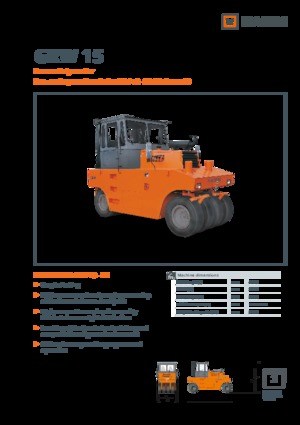 Gummiradwalzen Hamm GRW 15
