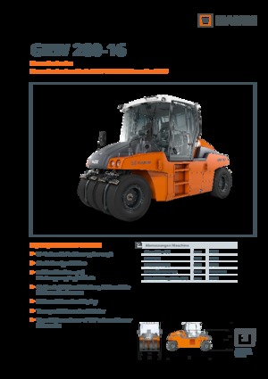Gummiradwalzen Hamm GRW 280i-16