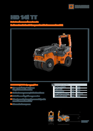 Gummiradwalzen Hamm HD 14i TT