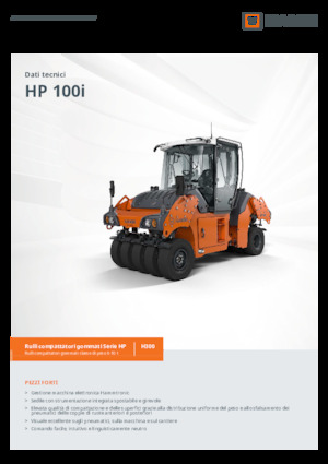 Gummiradwalzen Hamm HP 100i