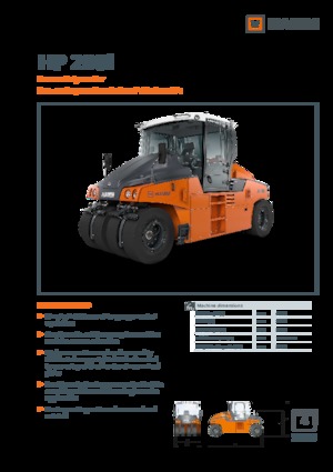 Gummiradwalzen Hamm HP 280i