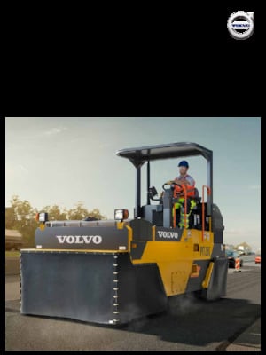 Gummiradwalzen Volvo PT125C 