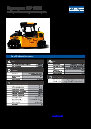 Gummiradwalzen Dynapac CP 1200