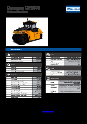 Gummiradwalzen Dynapac CP 2700