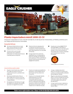 Bauschutt-Recyclinganlagen Eagle Crusher 1000-15 CV