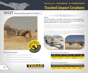 Bauschutt-Recyclinganlagen Tesab 1012T 