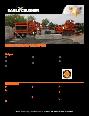 Bauschutt-Recyclinganlagen Eagle Crusher 1200-25 CC