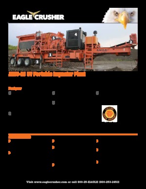 Bauschutt-Recyclinganlagen Eagle Crusher 1200-25 CV